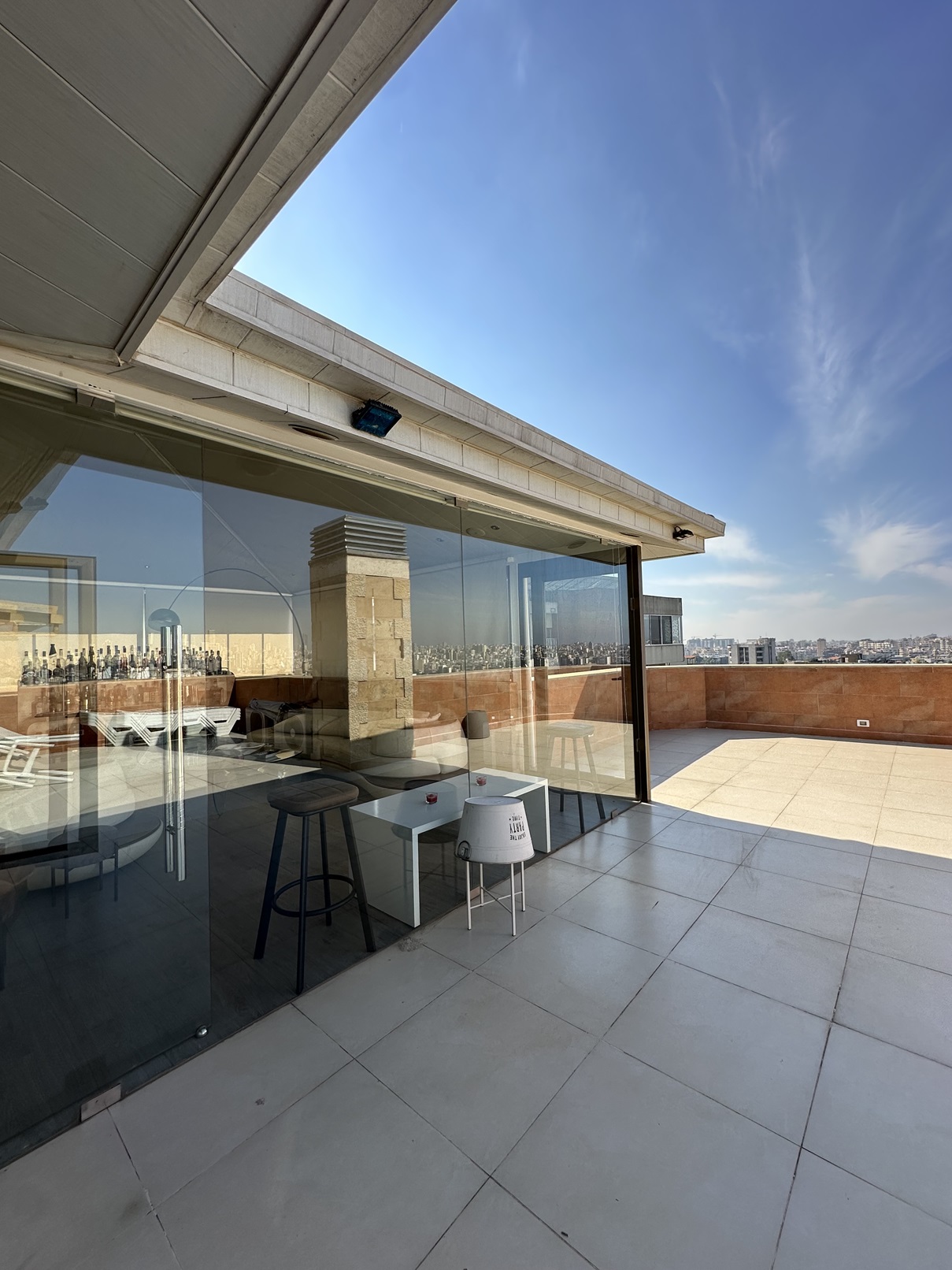 Furnished Rooftop with Terrace for Rent in Hazmieh 